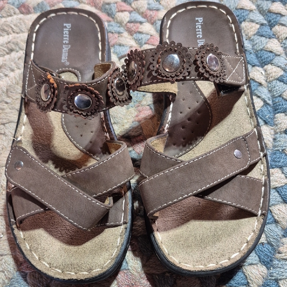 Pierre Dumas Brown Sandals